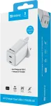 SANDBERG 441-62 AC Charger Dual USB-C PD65W UK