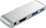 SATECHI Aluminum Type-C Mobile Pro Hub f&uuml;r iPad Pro Silber