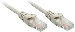 Lindy - Patch-Kabel - RJ-45 (M) bis RJ-45 (M) - 60 m - UTP - CAT 5e - geformt, ohne Haken, verseilt - Grau