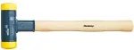 Wiha soft-face hammer, recoil-free, medium-hard, black/wood, ? 60mm