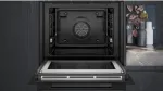 Ahi Siemens HM776GKB1 iQ700 Einbaubackofen, 67 l Volumen, bis 300 &deg;C, Mikrowellenfunktion