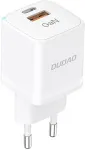 Dudao A13Pro GAN Adapter 33W 1x USB-C 1x USB-A Universal White AC Fast charging Indoor