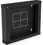 ALANTEC Sekcja tylna (zawiasowa / uchylna) do szafek SW-9U-600-450-01-C , czarna 150mm