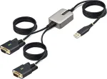 StarTech 2-PORT USB SERIAL ADAPTER USB TO DUAL DB9 RS232 ADAPTER