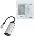 V&otilde;rgukaart Logilink USB-C/M 3.2Gen1 zu RJ45/F 5G Gigab. Ethern.Adapter