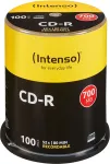 Toorikud Intenso 1x100 CD-R 80 / 700MB 52x Speed, Cakebox