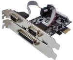 Longshine Controller PCIe 2x Seriell 1x Parallel (RS232C) retail