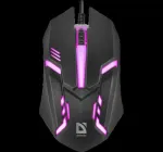 NONAME Hiir MOUSE DEFENDER CYBER MB-560L BLACK 7 COLORS 1200DPI 3P
