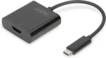 Digitus Graphic adapter, HDMI 4K 30Hz UHD to USB 3.1 Type C, with audio, black, length 15cm