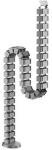 EQUIP Deluxe-Spiralkabelschlauch mit Untertischmontage grau lite Retail