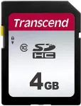 M&auml;lukaart TRANSCEND SD Card 4GB SDHC SDC300S 20/10 MB/s