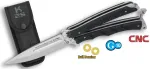 No name N&oacute;ż K25 02263 Balisong CNC Blade Ball Bearing