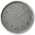 HAMA corsica wall clock 30cm silver/grey