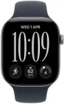 APPLE I&scaron;manusis laikrodis Watch Series 12 GPS 46mm Kosminė pilka Aliuminio Case with Navy Mėlyna Sport Band - M/L