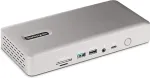 StarTech.com Thunderbolt 4 Multi-Display Docking Station, Quad/Triple/Dual Monitor Dock, 2x HDMI/2x DisplayPort, 7x USB Hub, 2,5 Gigabit Ethernet, 98W Power Delivery, for Windows/MacBook - TB4 Host Cable (132UE-TB4USB4DOCK) - Dockingstation - Thunder ...