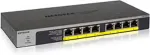 Netgear GS108LP Juhtmeta Gigabit Ethernet (10/100/1000) toite &uuml;le Etherneti (PoE) 1U Black, Grey