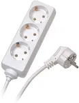 Vivanco pikendusjuhe 3 pesa 1,4m, valge
