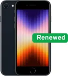 Apple Renewed Grade B | Apple iPhone SE (2020) | Black | 4.7 " | Retina HD | A13 Bionic | 3 GB | 64 GB