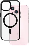 PANZERGLASS CARE&trade; by &reg; Urban Combat Case Transparent w. Black MagSafe iPhone 15