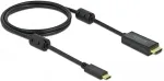 DeLOCK Aktives USB Type-C&trade; zu HDMI Kabel (DP Alt Mode) 4K 60 Hz 1 m