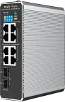 Ruijie Networks RG-NIS2100 Managed L2 Gigabit Ethernet (10/100/1000) Power over Ethernet (PoE) Black, Stainless steel