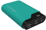 RealPower Powerbank PB-7500C gr&uuml;n 7.500mAh