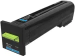 Tooner LEXMARK CORPORATE TONER CARTRIDGE CYAN 82K2UCE 55K PAGES UHC F/CX860