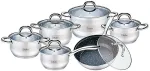 No name Pot set 12PCS SALERNO BR-4004