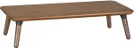 Maclean Wooden Monitor / Laptop Stand, (500x240x120mm), black walnut, max. 20kg, MC-930
