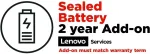 Lenovo Warranty | 2Y Sealed Battery Add On | 2 year(s)