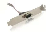GEMBIRD DB9 serial port receptacle on bracket