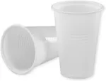 Sanitex Plastist joogitops PP valge, 200ml 50tk/pk