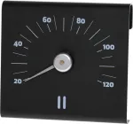 Home4you Sauna termomeeter RENTO BLACK, 15 &times; 14 &times; 3 cm