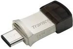 M&auml;lukaart Transcend JetFlash 890S 128GB OTG USB Typ-C + USB 3.1