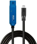 Lindy USB 3.2 Gen 1 C/A Aktivverl&auml;ngerung Pro 5m
