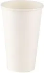 No brand &Uuml;hekordsed pabertopsid, valged 118 ml, D 63 mm, 50 tk