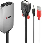 Lindy AV-adapter VGA DisplayPort 1.2 konverteriga