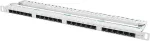 LANBERG PATCH PANEL 24 PORTS 0.5U 19" CAT.5E UTP GREY