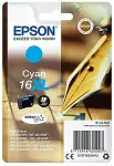 Tooner EPSON 16XL - Gr&ouml;&szlig;e XL - Cyan - Original - Tintenpatrone - f&uuml;r WorkForce WF-2010, WF-2510, WF-2520, WF-2530, WF-2540, WF-2630, WF-2650, WF-2660 (C13T16324010)