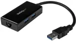 V&otilde;rgukaart StarTech USB 3.0 NETWORK ADAPTER + HUB IN