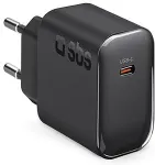Sbs TETR1CPD45 mobile device charger Smartphone Black AC Fast charging Indoor