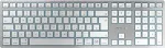Klaviatuur CHERRY KW 9100 SLIM MAC-ile USB + Bluetooth QWERTY saksa Silver