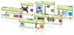 Techly TV seinakinnitus 23-55 tolli, kuni 45kg, &otilde;huke, must