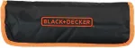 Black+Decker Mechanic Set with Roll Bag 76 Piece Tool Set (Black/Orange)