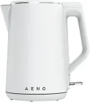 Veekeetja AENO EK2 Electric Kettle, 1.5L, Strix, Double Walls, White