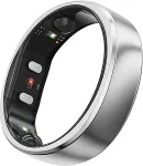 RingConn Smart Ring Gen2 Air f&uuml;r Frauen und M&auml;nner - Schlaf- und Fitness Tracking Wearable - Herzfrequenz - Galaxie-Silber Gr&ouml;&szlig;e 6