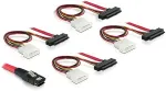 DELOCK Kabel mini SAS SFF-8087 > 4 x SAS SFF-8482 + Power 1 m