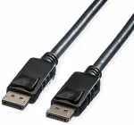 ROLINE DisplayPort Kabel, DP-DP, v1.2, ST - ST, TPE, schwarz, 1,5 m