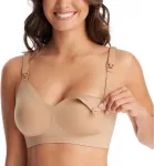 Momcozy YN21 Maternity Nursing Bra Skin 2XL | Bra | Nursing | Beige