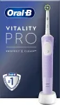Hambahari Oral-B | Electric Toothbrush | Vitality Pro | Rechargeable | For adults | Number of brush heads included 1 | Number of teeth brushing modes 3 | Lilac